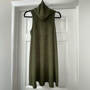 Olive Green Sleeveless Dress